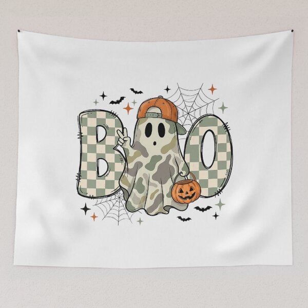 Item preview, Camo Ghost Boo Halloween Trick or Treat designed and sold by NoeValdric.