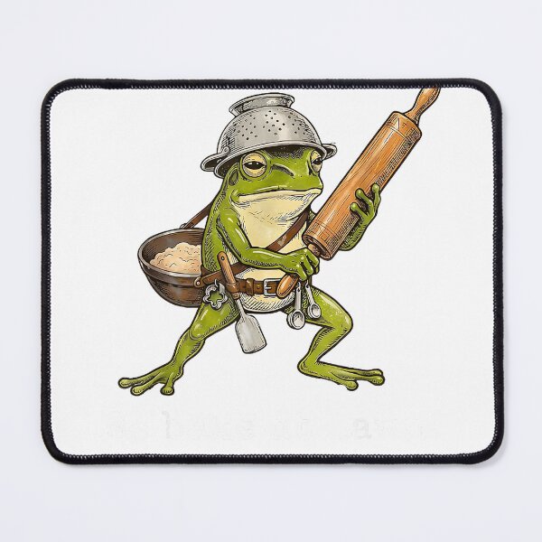 Item preview, Frog We Bake At Dawn Funny Saying Quote T-Shirt designed and sold by gidget-gadget.