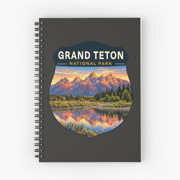 Item preview, Grand Teton National Park Retro Sticker designed and sold by Gideon Emmerich.