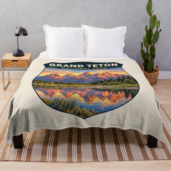 Item preview, Grand Teton National Park Retro Sticker designed and sold by Gideon Emmerich.