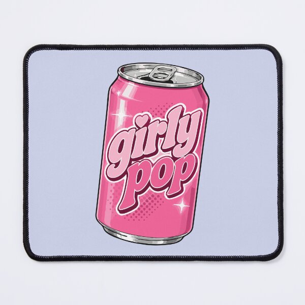 Item preview, Girly Pop Pink Soda Can Retro Graphic designed and sold by pixiedustpaint.