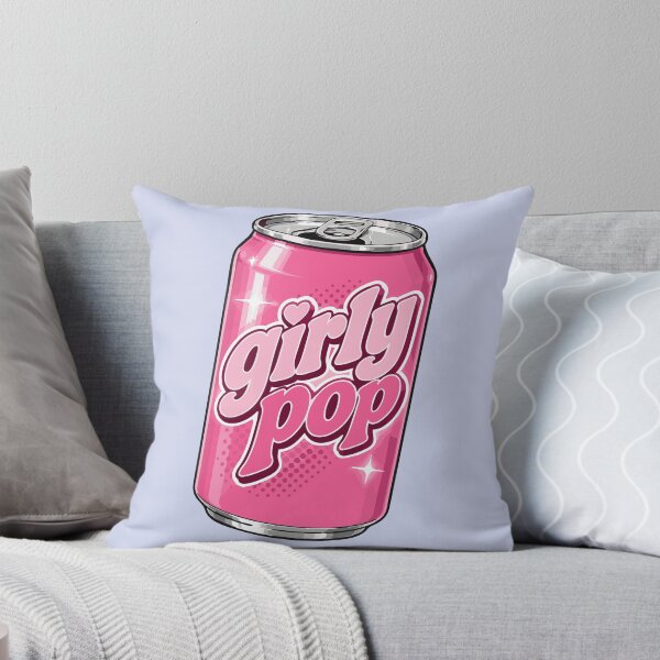 Item preview, Girly Pop Pink Soda Can Retro Graphic designed and sold by pixiedustpaint.
