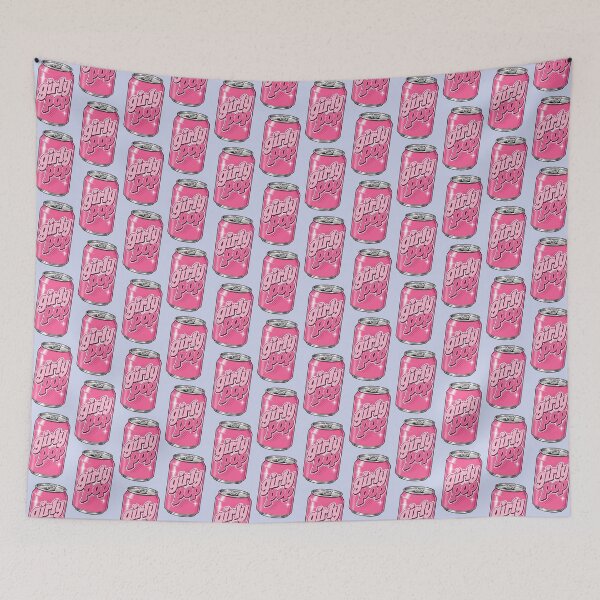 Item preview, Girly Pop Pink Soda Can Retro Graphic designed and sold by pixiedustpaint.