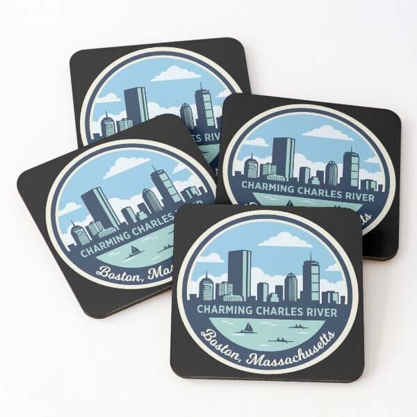 Item preview, Vintage Boston Skyline Badge designed and sold by Travelpeak.