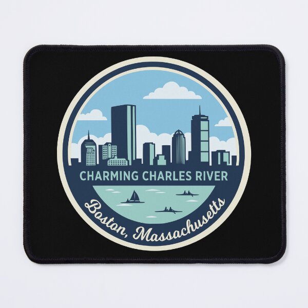 Item preview, Vintage Boston Skyline Badge designed and sold by Travelpeak.