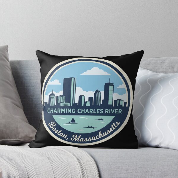 Item preview, Vintage Boston Skyline Badge designed and sold by Travelpeak.