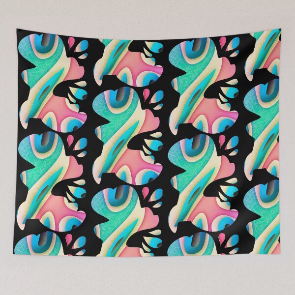 Item preview, Splotch of Abstract Pink and Green designed and sold by Static.Alien.