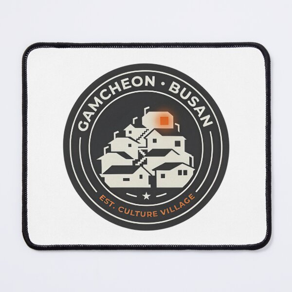 Item preview, Gamcheon Village Crest — Busan Circular Badge Logo designed and sold by Shutter-Dragon.