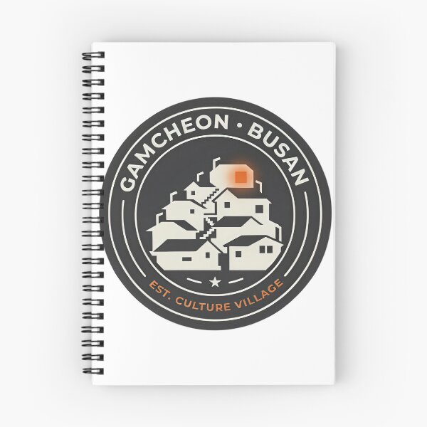 Item preview, Gamcheon Village Crest — Busan Circular Badge Logo designed and sold by Shutter-Dragon.