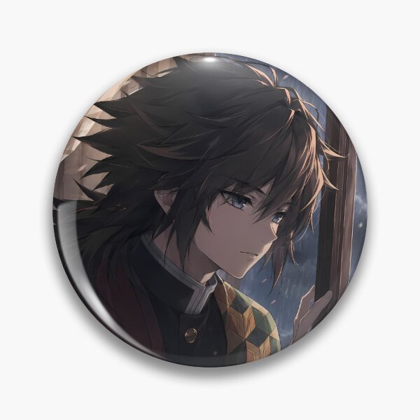 Item preview, Giyu Tomioka Demon Slayer Rainy Window Reflection designed and sold by SolenneAzur.