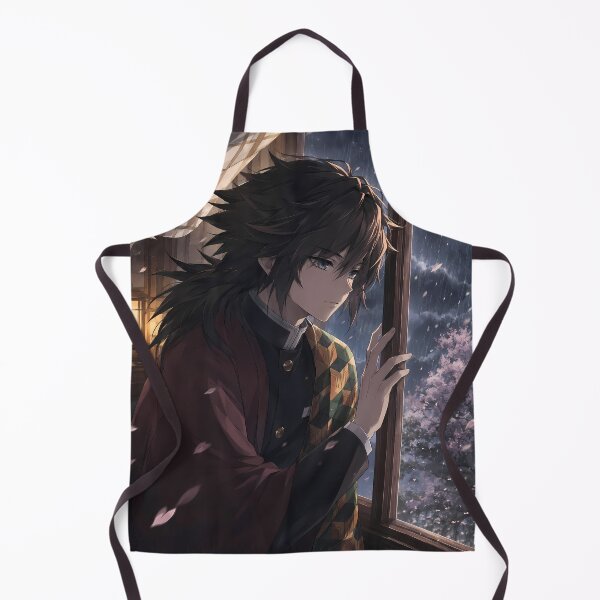 Item preview, Giyu Tomioka Demon Slayer Rainy Window Reflection designed and sold by SolenneAzur.
