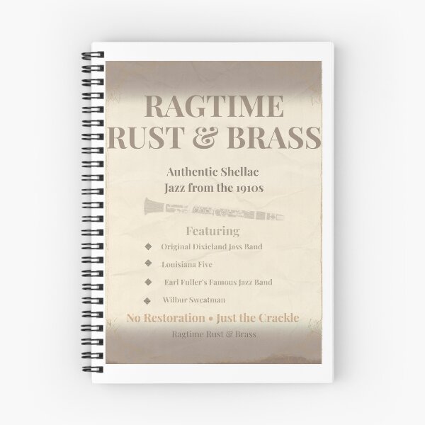 Item preview, 1910s Ragtime Dance Hall Poster - Authentic Shellac Jazz - No Restoration Just the Crackle designed and sold by Ragtime Rust & Brass.