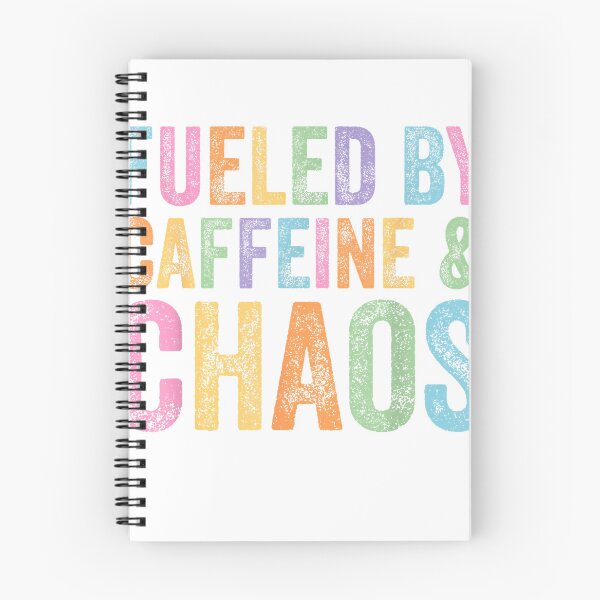 Item preview, Fueled By Caffeine And Chaos Funny Mom Coffee Lovers Woman T-Shirt designed and sold by gidget-gadget.
