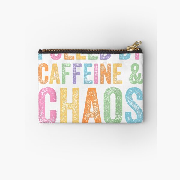 Item preview, Fueled By Caffeine And Chaos Funny Mom Coffee Lovers Woman T-Shirt designed and sold by gidget-gadget.