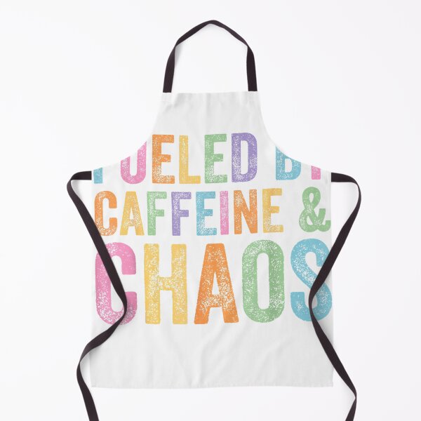 Item preview, Fueled By Caffeine And Chaos Funny Mom Coffee Lovers Woman T-Shirt designed and sold by gidget-gadget.