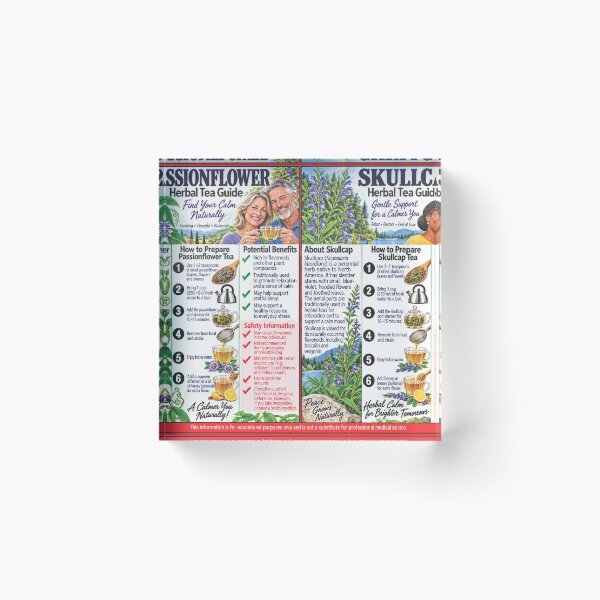 Item preview, Passionflower and Skullcap Herbal Guide designed and sold by New Wave Artworks & Odds &Ends.