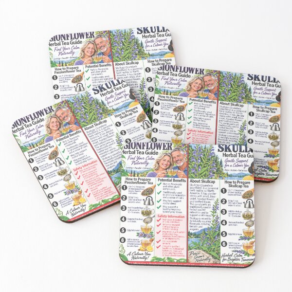 Item preview, Passionflower and Skullcap Herbal Guide designed and sold by New Wave Artworks & Odds &Ends.