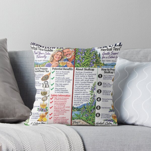 Item preview, Passionflower and Skullcap Herbal Guide designed and sold by New Wave Artworks & Odds &Ends.