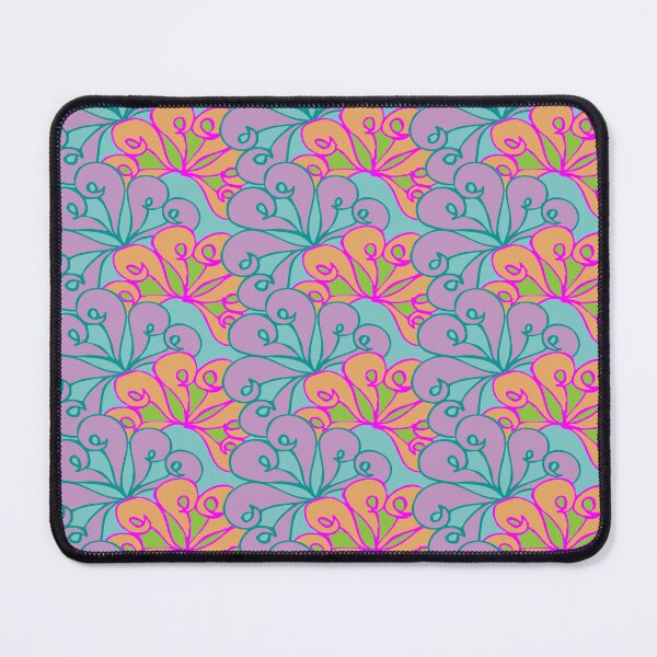 Item preview, neon ornate curves pattern designed and sold by RhoQA.
