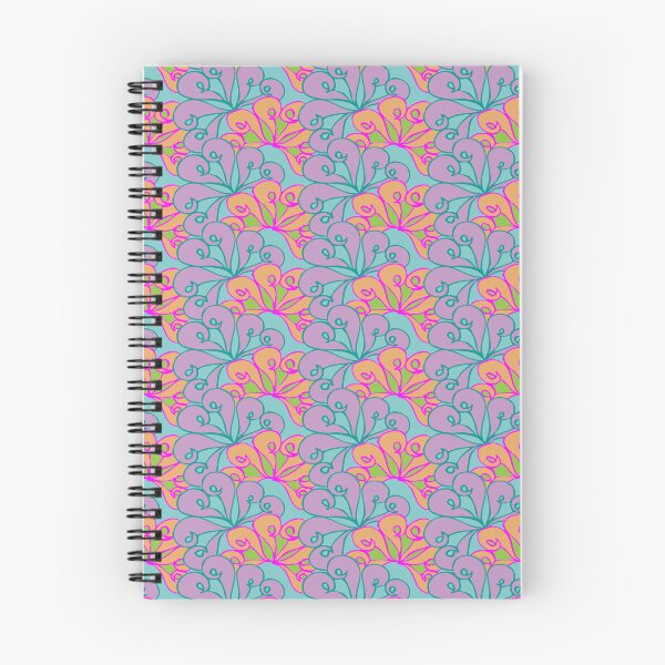 Item preview, neon ornate curves pattern designed and sold by RhoQA.