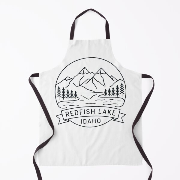 Item preview, Minimalist Redfish Lake Idaho designed and sold by Travelpeak.