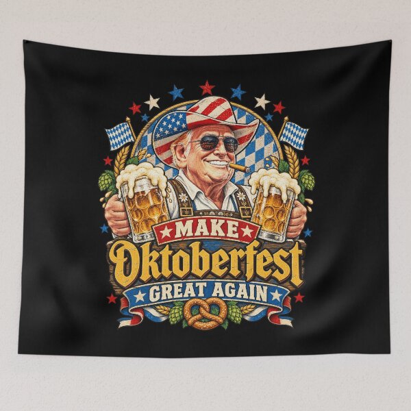 Item preview, Make Oktoberfest Great Again Funny Trump Cheers Beer Mug Men designed and sold by Morbiusshop.