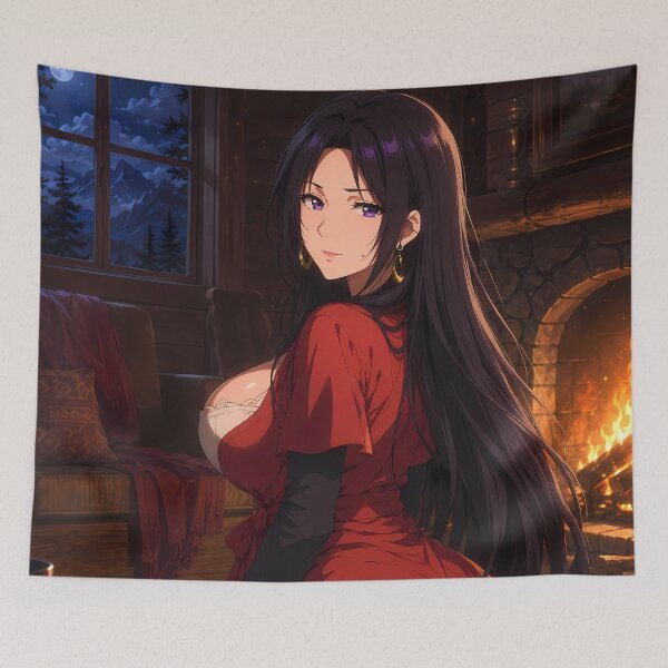 Item preview, Cattleya Baudelaire Violet Evergarden Cozy Fireside Night designed and sold by SolenneAzur.
