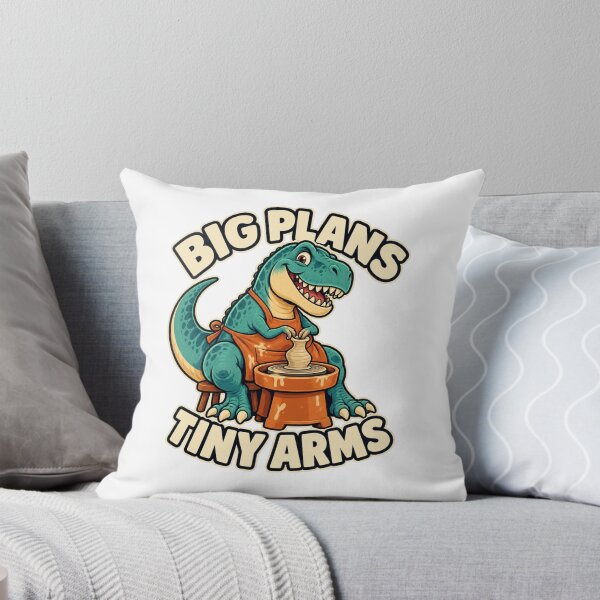 Item preview, Pottery T-Rex — Big Plans Tiny Arms designed and sold by SAS-Designer.