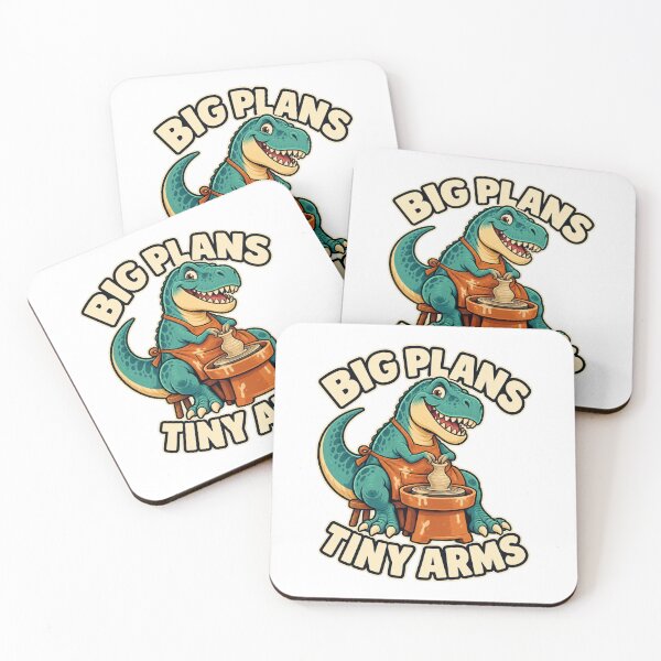 Item preview, Pottery T-Rex — Big Plans Tiny Arms designed and sold by SAS-Designer.