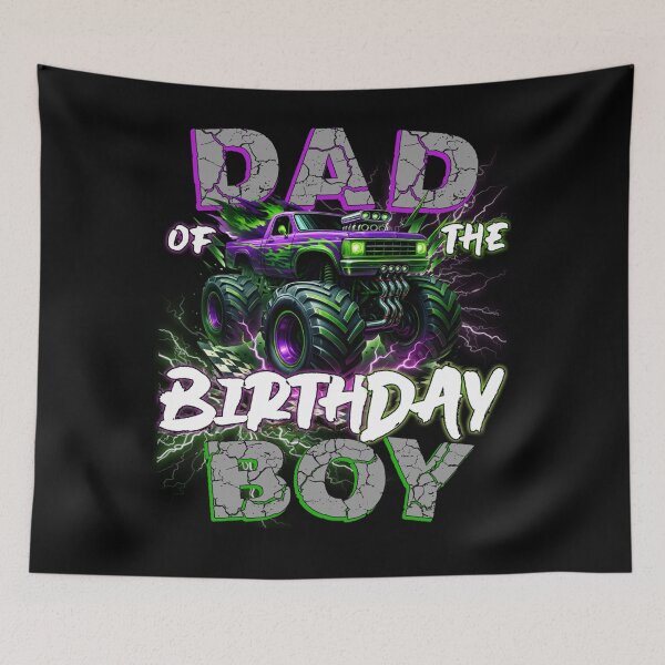 Item preview, Dad of The Birthday Monster Truck Family Matching Party designed and sold by alice12S56.