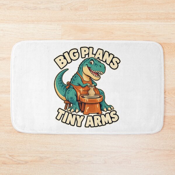 Item preview, Pottery T-Rex — Big Plans Tiny Arms designed and sold by SAS-Designer.