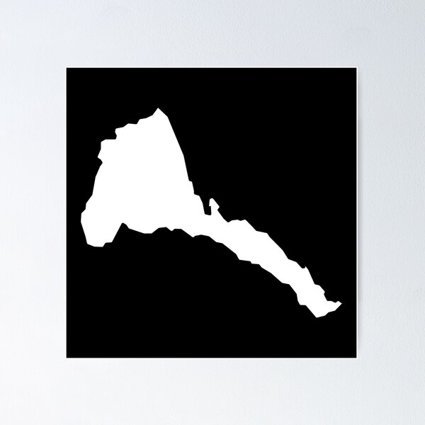 Item preview, Eritrea Country Shape ER designed and sold by shitpostee.