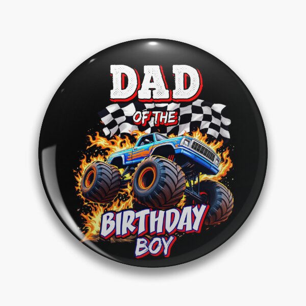 Item preview, Dad of the Birthday Boy Monster Truck Birthday Novelty designed and sold by alice12S56.