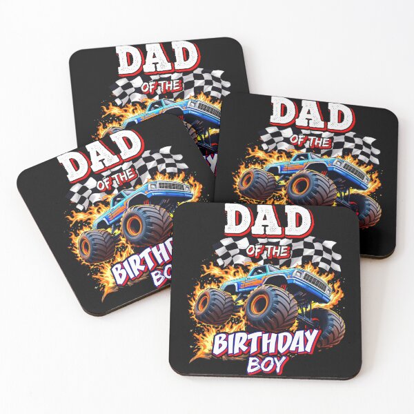 Item preview, Dad of the Birthday Boy Monster Truck Birthday Novelty designed and sold by alice12S56.