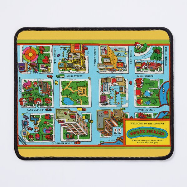 Item preview, Sweet Pickles Map designed and sold by RadicalRad.