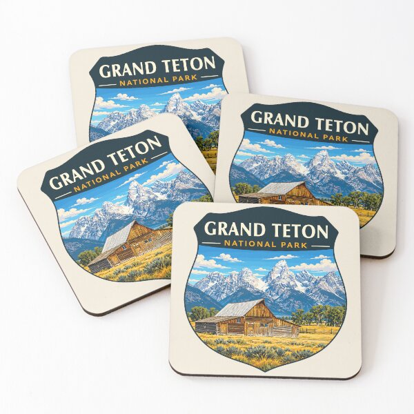 Item preview, Grand Teton National Park Retro Sticker designed and sold by Gideon Emmerich.