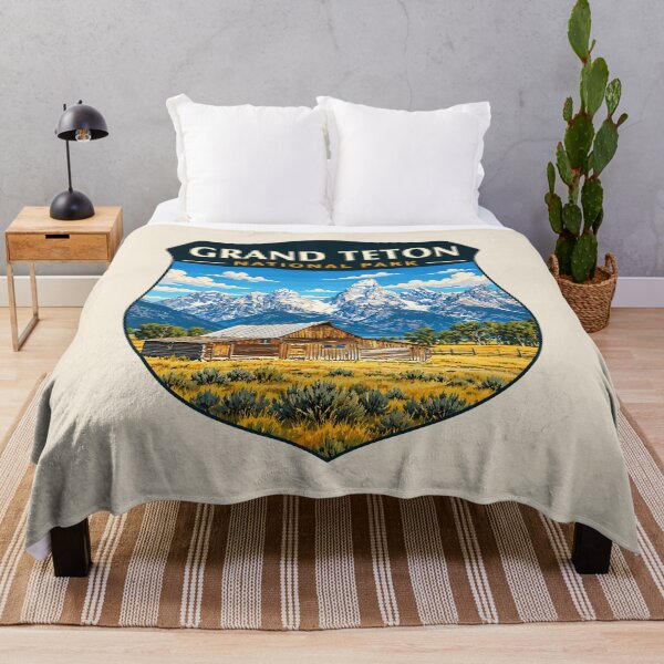 Item preview, Grand Teton National Park Retro Sticker designed and sold by Gideon Emmerich.