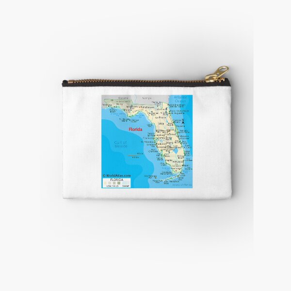 Item preview, Florida Map  Cities Coast  Natural Features designed and sold by ak-edabillard.