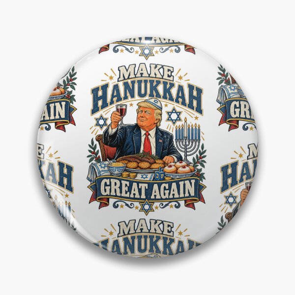 Item preview, Make Hanukkah Great Again Trump Jewish Ugly Chanukah designed and sold by Morbiusshop.