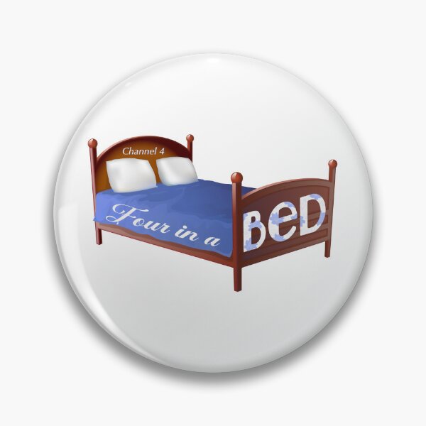Artikelvorschau, Channel 4 Four In A Bed (on White) entworfen und verkauft von PawsitiveMum3.