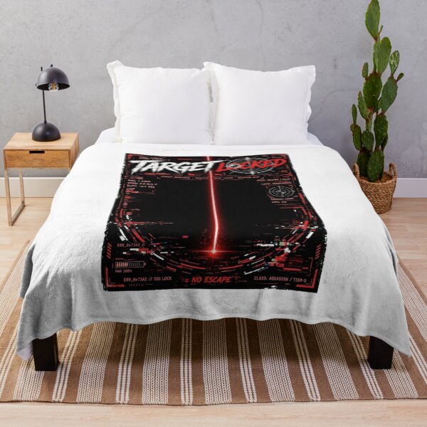 Item preview, TARGET LOCKED - Sniper Scope Red Laser HUD Tactical Streetwear designed and sold by LunaGlow Studio.