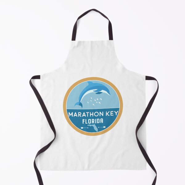 Item preview, Marathon Key Florida Retro Fl Atlantic Ocean Dolphin Badge designed and sold by ak-edabillard.