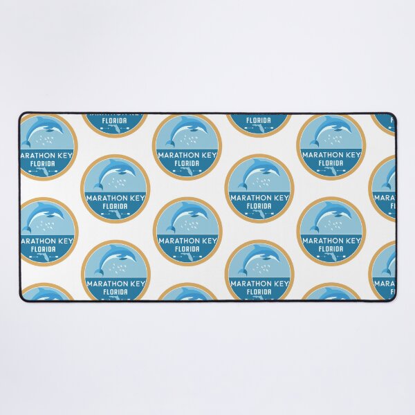 Item preview, Marathon Key Florida Retro Fl Atlantic Ocean Dolphin Badge designed and sold by ak-edabillard.