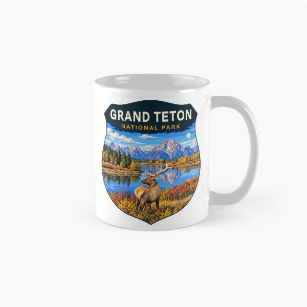 Item preview, Grand Teton National Park Retro Sticker designed and sold by Gideon Emmerich.