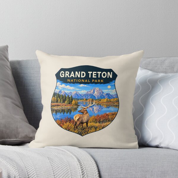 Item preview, Grand Teton National Park Retro Sticker designed and sold by Gideon Emmerich.