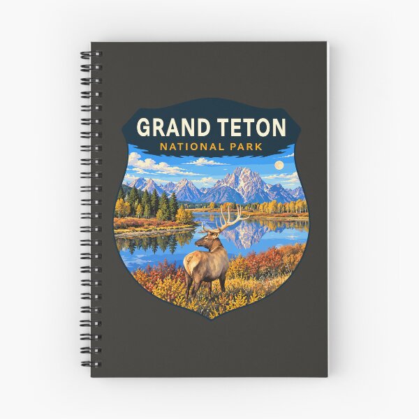 Item preview, Grand Teton National Park Retro Sticker designed and sold by Gideon Emmerich.