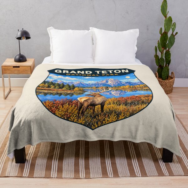 Item preview, Grand Teton National Park Retro Sticker designed and sold by Gideon Emmerich.