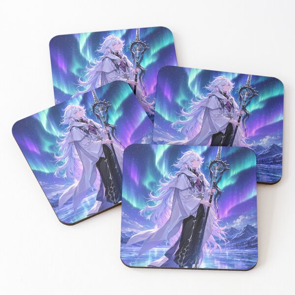 Item preview, Caster Merlin Fate Grand Order Aurora Ice Mage designed and sold by SolenneAzur.