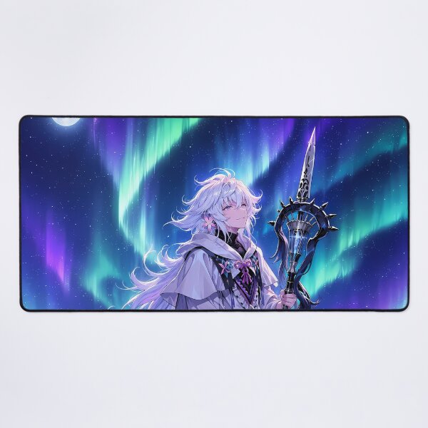 Item preview, Caster Merlin Fate Grand Order Aurora Ice Mage designed and sold by SolenneAzur.