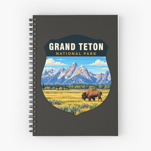 Item preview, Grand Teton National Park Retro Sticker designed and sold by Gideon Emmerich.